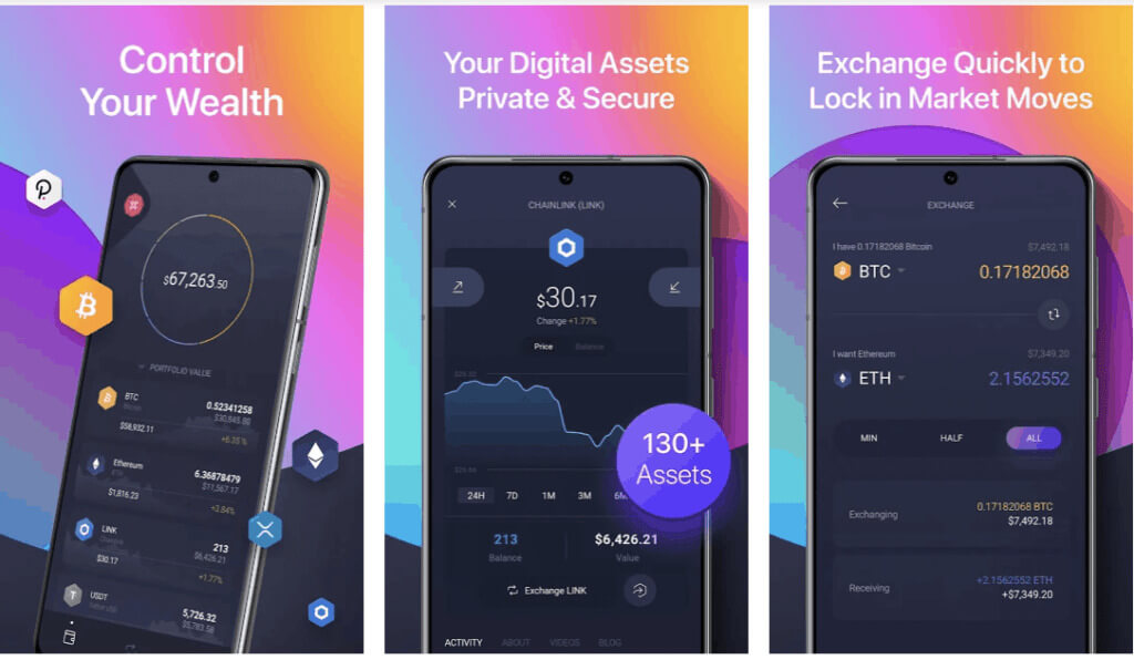 Mobile Crypto Wallet with Fiat Onramp 1